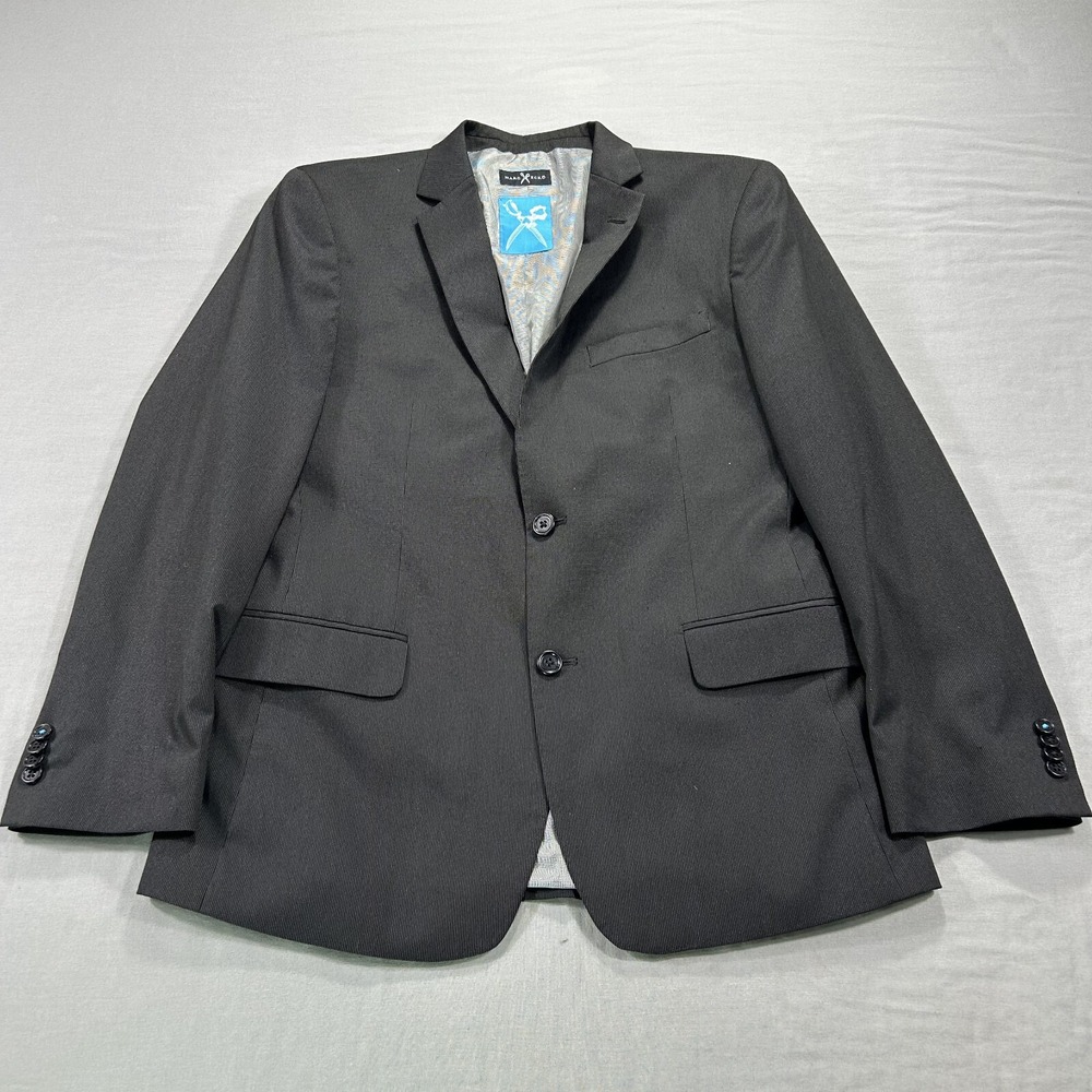 Marc Ecko Cut & Sew Blazer Mens 40S Gray 2 Button Sport Coat Jacket